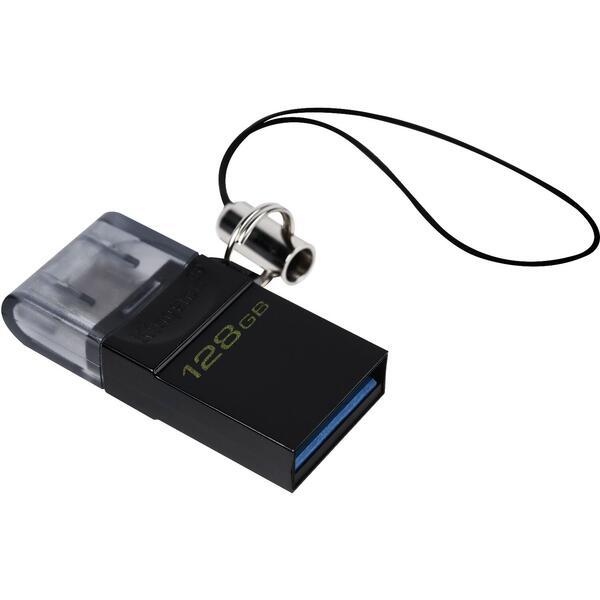 Memorie USB Kingston DataTraveler microDuo G2 64GB USB 3.2 Black