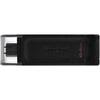 Memorie USB Kingston DataTraveler 70 64GB USB 3.2 Type-C Black