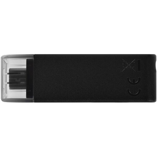 Memorie USB Kingston DataTraveler 70 64GB USB 3.2 Type-C Black