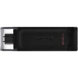 DataTraveler 70 64GB USB 3.2 Type-C Black