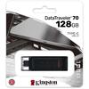 Memorie USB Kingston DataTraveler 70 128GB USB 3.2 Type-C Black