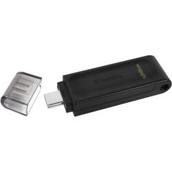 Memorie USB Kingston DataTraveler 70 128GB USB 3.2 Type-C Black