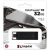 Memorie USB Kingston DataTraveler 70 32GB USB 3.2 Type-C Black