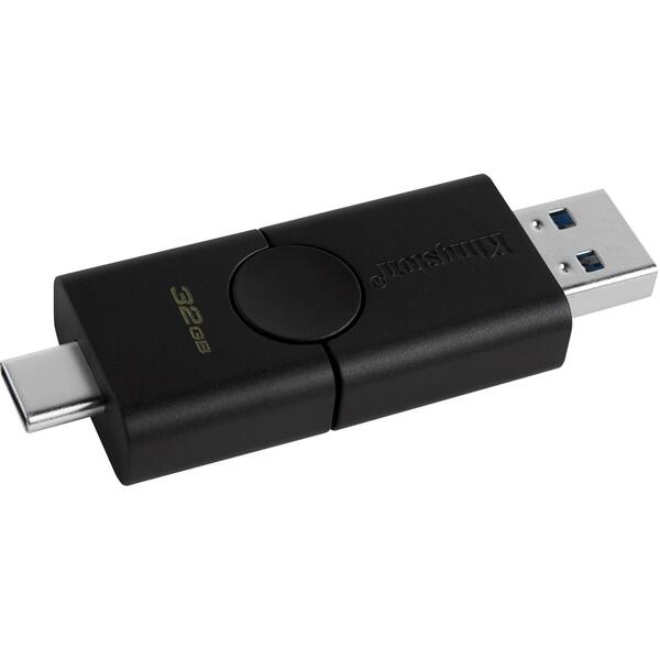 Memorie USB Kingston DataTraveler Duo 32GB USB 3.2 Black