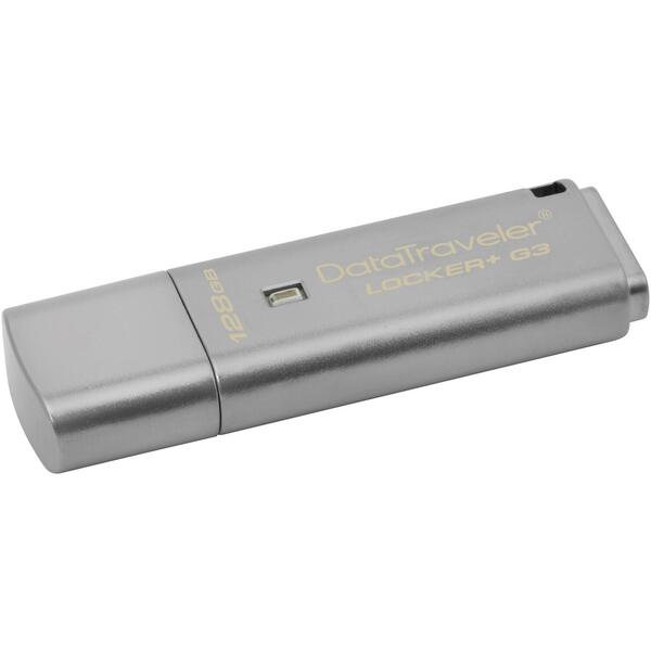 Memorie USB Kingston DataTraveler Locker+ G3 128GB USB 3.0
