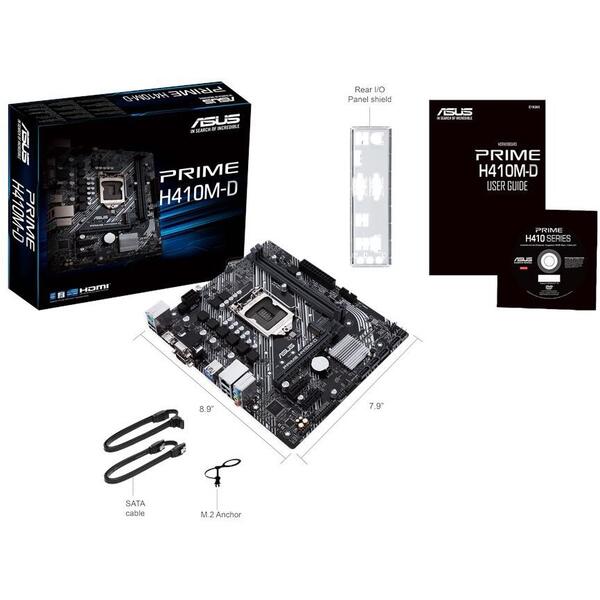 Placa de baza Asus PRIME H410M-D Socket 1200