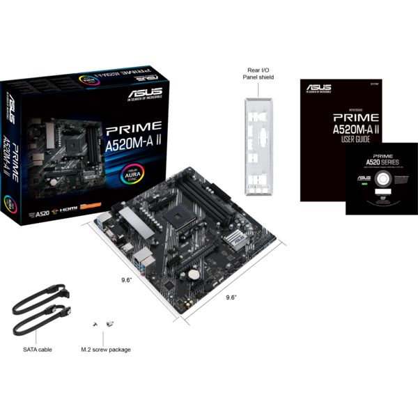 Placa de baza Asus PRIME A520M-A II Socket AM4