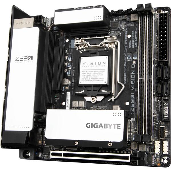 Placa de baza Gigabyte Z590I VISION D Socket 1200