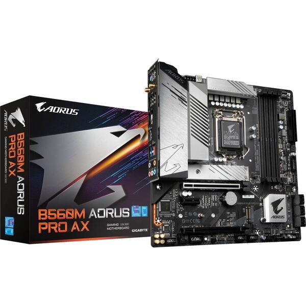 Placa de baza Gigabyte B560M AORUS PRO AX Socket 1200