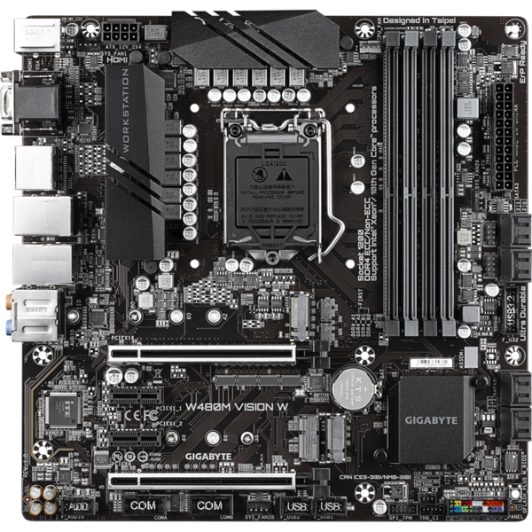 Placa de baza Gigabyte W480M VISION W Socket 1200