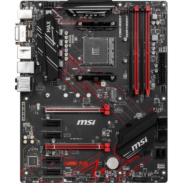 Placa de baza MSI B450 GAMING PLUS MAX Socket AM4