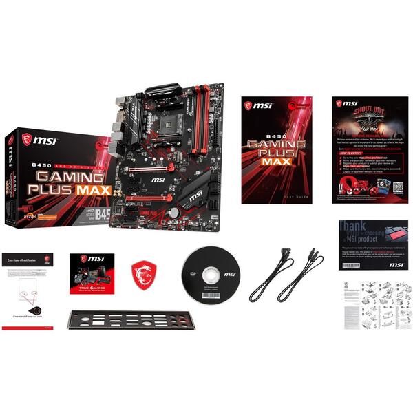 Placa de baza MSI B450 GAMING PLUS MAX Socket AM4