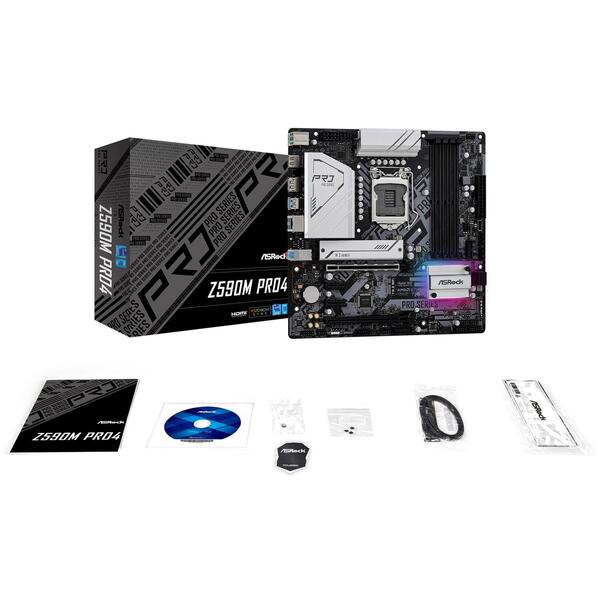 Placa de baza ASRock Z590M Pro4 Socket 1200