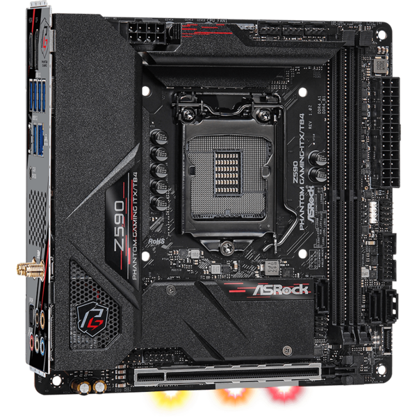 Placa de baza ASRock Z590 Phantom Gaming-ITX/TB4 Socket 1200