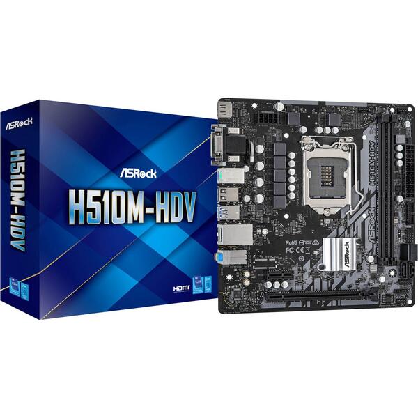 Placa de baza ASRock H510M-HDV Socket 1200