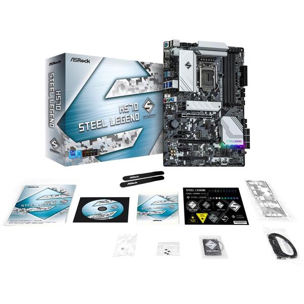 Placa de baza ASRock H570 Steel Legend Socket 1200