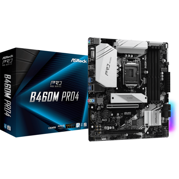 Placa de baza ASRock B460M Pro4 Socket 1200