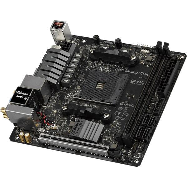 Placa de baza ASRock Fatal1ty B450 Gaming-ITX/ac Socket AM4