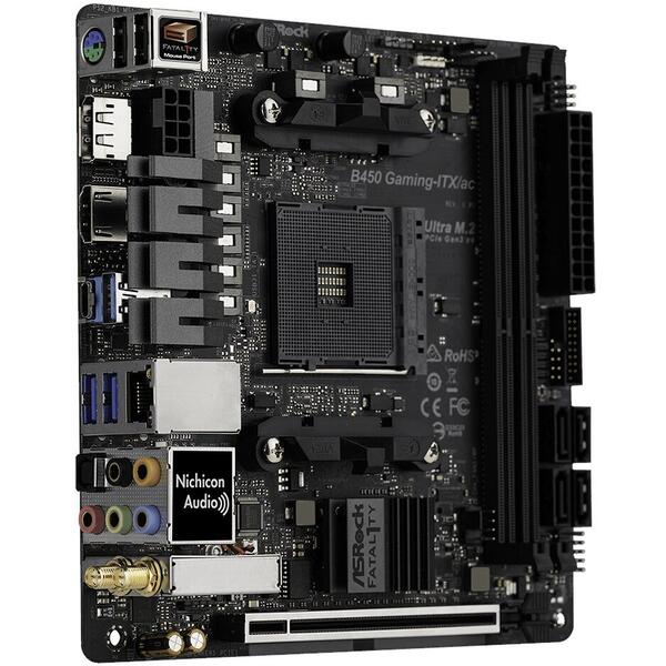 Placa de baza ASRock Fatal1ty B450 Gaming-ITX/ac Socket AM4