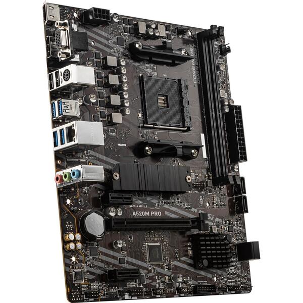 Placa de baza MSI A520M PRO Socket AM4