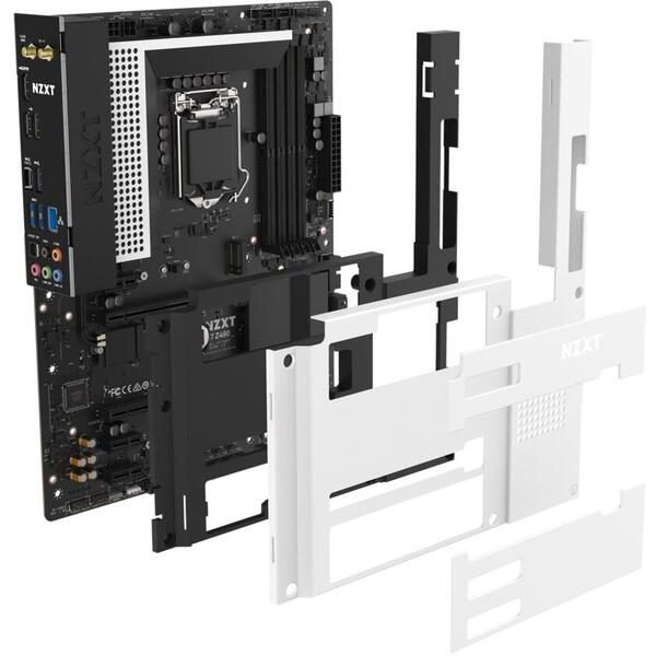 Placa de baza NZXT N7 Z490 Matte White Socket 1200