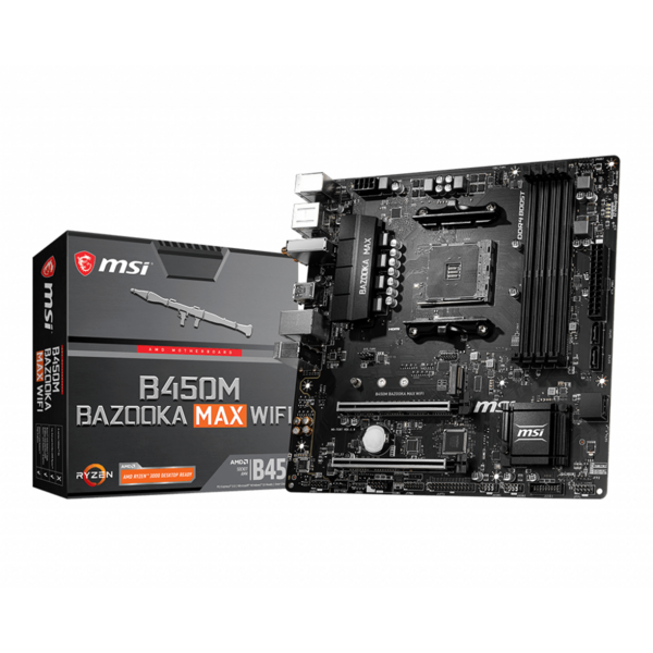 Placa de baza MSI B450M BAZOOKA MAX WIFI Socket AM4