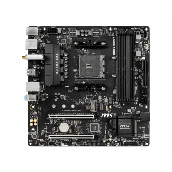 Placa de baza MSI B450M BAZOOKA MAX WIFI Socket AM4