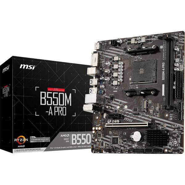 Placa de baza MSI B550M-A PRO Socket AM4