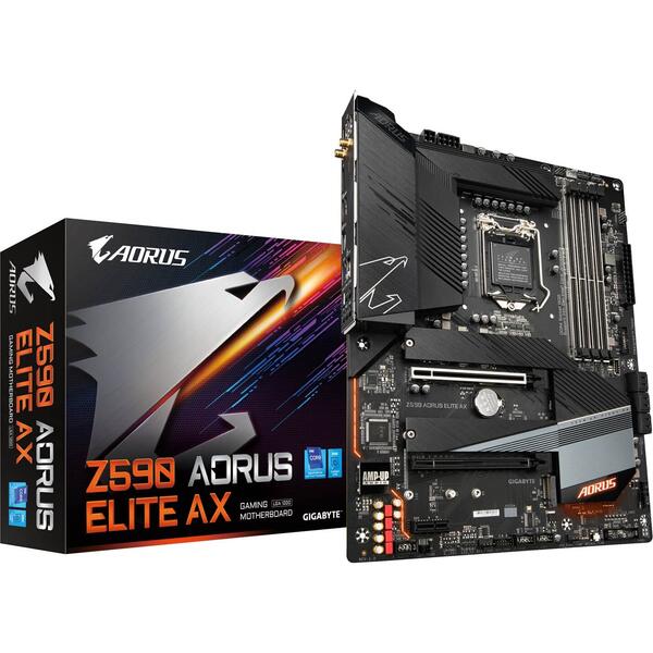 Placa de baza Gigabyte Z590 AORUS ELITE AX Socket 1200