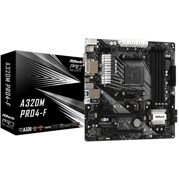 Placa de baza ASRock A320M PRO4-F Socket AM4