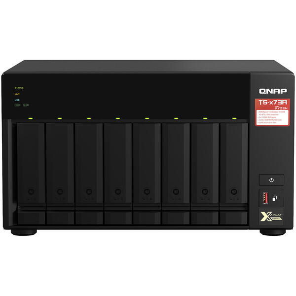 NAS Qnap 873A 4GB, 8 bay, Tower, Black