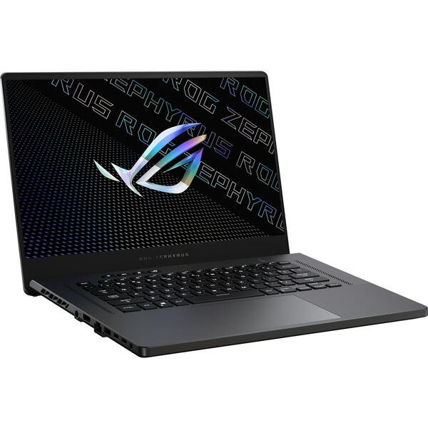 Laptop Gaming Asus ROG Zephyrus G15 GA503QS, 15.6 inch FHD 144Hz, AMD Ryzen 7 5800HS, 16GB DDR4, 512GB SSD, GeForce RTX 3080 8GB, Win 10 Home, Eclipse Gray