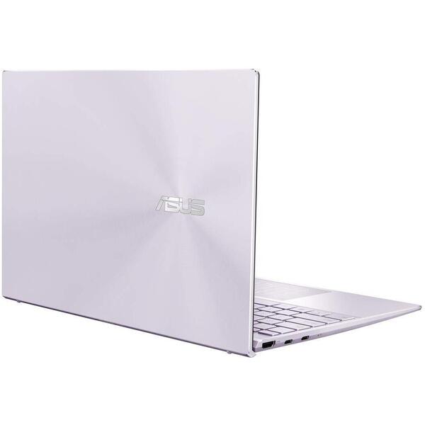 Ultrabook Asus ZenBook 14 UX425EA, 14 inch FHD, Intel Core i5-1135G7, 8GB DDR4X, 512GB SSD, Intel Iris Xe, Windows 10 Home, Lilac Mist