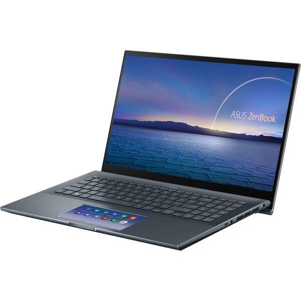 Laptop Asus ZenBook Pro 15 UX535LI, 15.6 inch UHD OLED Touch, Intel Core i7-10870H, 16GB DDR4, 1TB SSD, GeForce GTX 1650 Ti 4GB, Win 10 Pro, Pine Grey