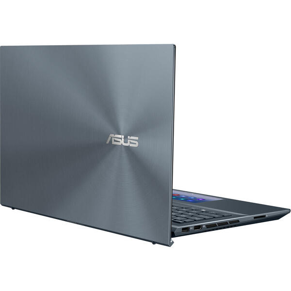 Laptop Asus ZenBook Pro 15 UX535LI, 15.6 inch FHD, Intel Core i7-10870H, 16GB DDR4, 1TB HDD + 512GB SSD, GeForce GTX 1650 Ti 4GB, Win 10 Home, Pine Grey