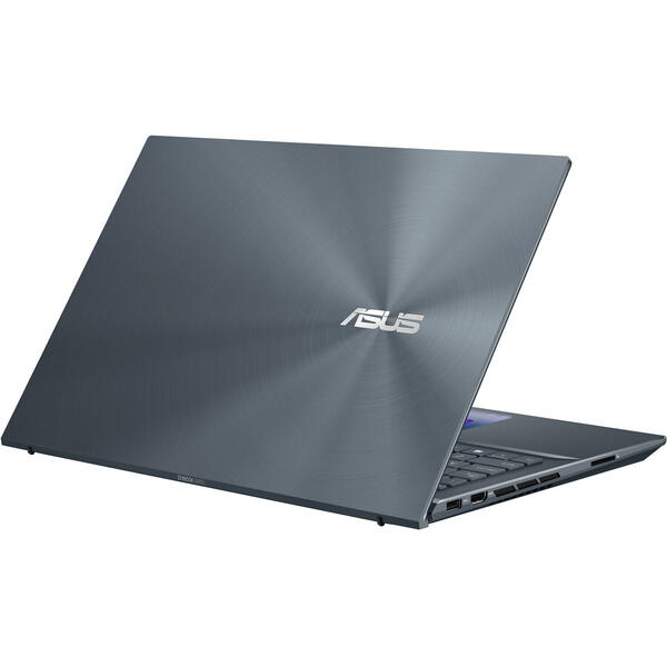 Ultrabook Asus ZenBook Pro 15 UX535LI, FHD, Intel Core i5-10300H, 8GB DDR4, 1TB HDD + 512GB SSD, GeForce GTX 1650 Ti 4GB, Win 10 Home, Pine Grey