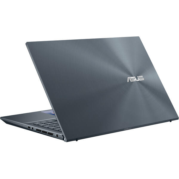 Laptop Asus ZenBook Pro 15 UX535LI, 15.6 inch UHD OLED Touch, Intel Core i7-10870H, 16GB DDR4, 1TB SSD + 32GB Optane, GeForce GTX 1650 Ti 4GB, Win 10 Pro, Pine Grey