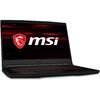 Laptop Gaming MSI GF63 Thin 10SC, 15.6 inch FHD, Intel Core i7-10750H, 8GB DDR4, 512GB SSD, GeForce GTX 1650 4GB, Black