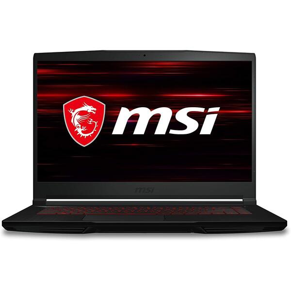 Laptop MSI GF65 Thin 10SER, 15.6 inch FHD 144Hz, Intel Core i5-10300H, 8GB DDR4, 512GB SSD, GeForce RTX 2060 6GB, Black