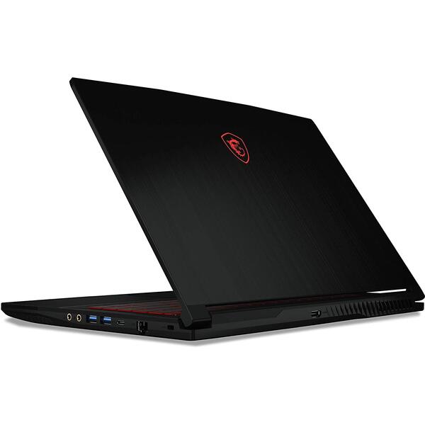 Laptop Gaming MSI GF63 Thin 10SC, 15.6 inch FHD, Intel Core i7-10750H, 8GB DDR4, 512GB SSD, GeForce GTX 1650 4GB, Black