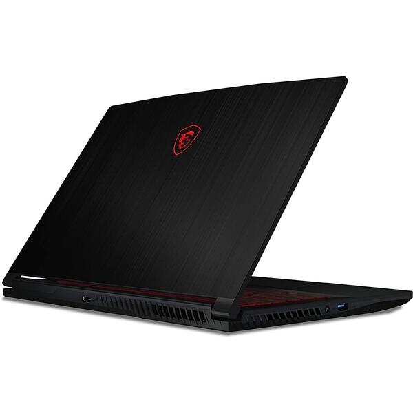 Laptop MSI GF65 Thin 10SER, 15.6 inch FHD 144Hz, Intel Core i5-10300H, 8GB DDR4, 512GB SSD, GeForce RTX 2060 6GB, Black