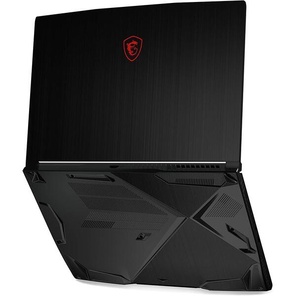 Laptop Gaming MSI GF63 Thin 10SCSR, 15.6 inch FHD 144Hz, Intel Core i7-10750H, 8GB DDR4, 512GB SSD, GeForce GTX 1650 Ti 4GB, Black