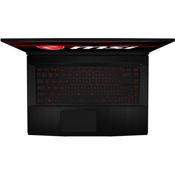 Laptop Gaming MSI GF65 Thin 10SER, 15.6 inch FHD 144Hz, Intel Core i7-10750H, 8GB DDR4, 512GB SSD, GeForce RTX 2060 6GB, Black