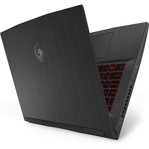 Laptop Gaming MSI Bravo 15 A4DDR, 15.6 inch FHD 144Hz, AMD Ryzen 5 4600H, 8GB DDR4, 256GB SSD, Radeon RX 5500M 4GB, Free DOS, Black