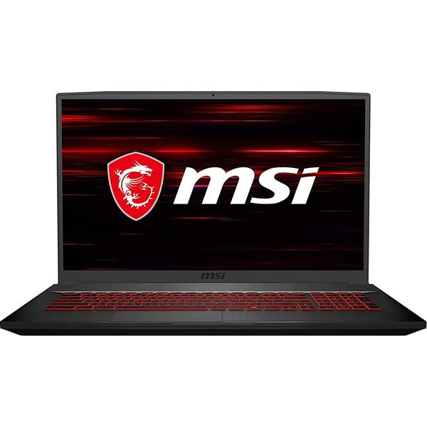 Laptop Gaming MSI GF75 Thin 10SCSR, 17.3 inch FHD 144Hz, Intel Core i7-10750H, 16GB DDR4, 512GB SSD, GeForce GTX 1650 Ti 4GB, Dark Grey