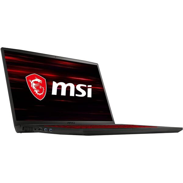 Laptop Gaming MSI GF75 Thin 10SCSR, 17.3 inch FHD 144Hz, Intel Core i7-10750H, 16GB DDR4, 512GB SSD, GeForce GTX 1650 Ti 4GB, Dark Grey