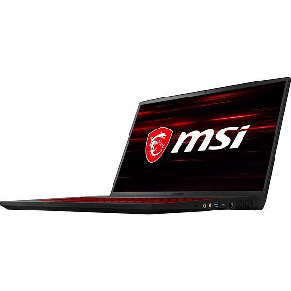 Laptop Gaming MSI GF75 Thin 10SCSR, 17.3 inch FHD 144Hz, Intel Core i7-10750H, 16GB DDR4, 512GB SSD, GeForce GTX 1650 Ti 4GB, Dark Grey