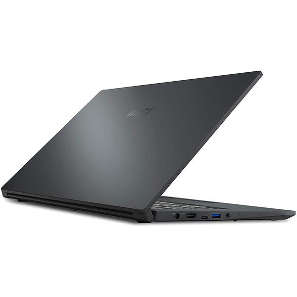 Laptop MSI Modern 15 A11SB, 15.6 inch FHD, Intel Core i7-1165G7, 16GB DDR4, 512GB SSD, GeForce MX450 2GB, Carbon Gray