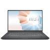Laptop MSI Modern 14 B10MW, 14 inch FHD, Intel Core i3-10110U, 8GB DDR4, 256GB SSD, Intel UHD, Carbon Grey