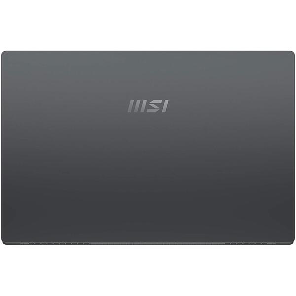 Laptop MSI Modern 14 B10RBSW, 14 inch FHD, Intel Core i7-10510U, 16GB DDR4, 512GB SSD, GeForce MX350 2GB, Carbon Gray